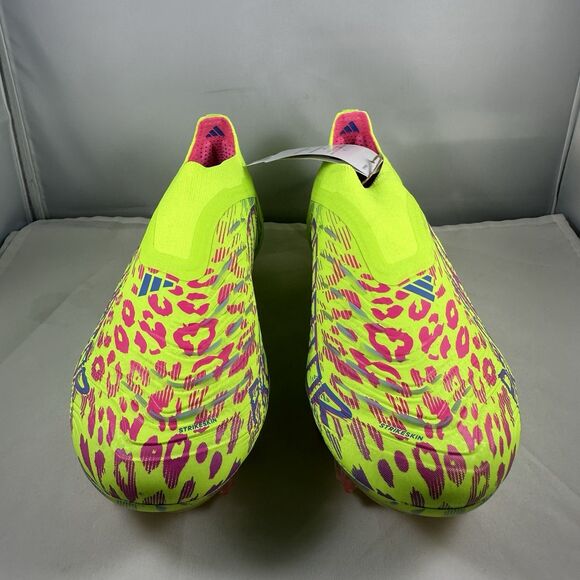 Adidas Predator Elite LL FG Green Pink Athletic Soccer Cleat ID3875 Men Size 6.5 - Picture 3 of 9
